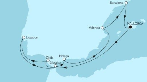 Mein Schiff 4 Mittelmeer mit Andalusien / Â©Â TUI Cruises