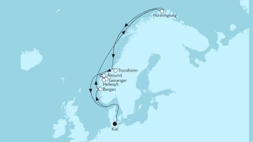 Mein Schiff 6 Norwegen mit Nordkap III / Â©Â TUI Cruises Mein Schiff 6 Norwegen mit Nordkap III / Â©Â TUI Cruises