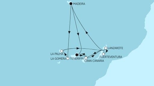 Mein Schiff Herz Kanaren mit La Gomera und Madeira / Â©Â TUI Cruises