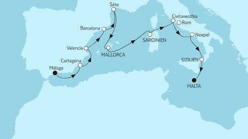 Mein Schiff Herz von Malaga bis Malta / Â©Â TUI Cruises